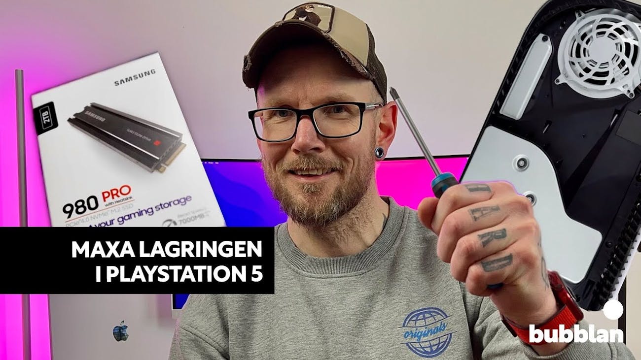 Maxa lagringen i Playstation 5