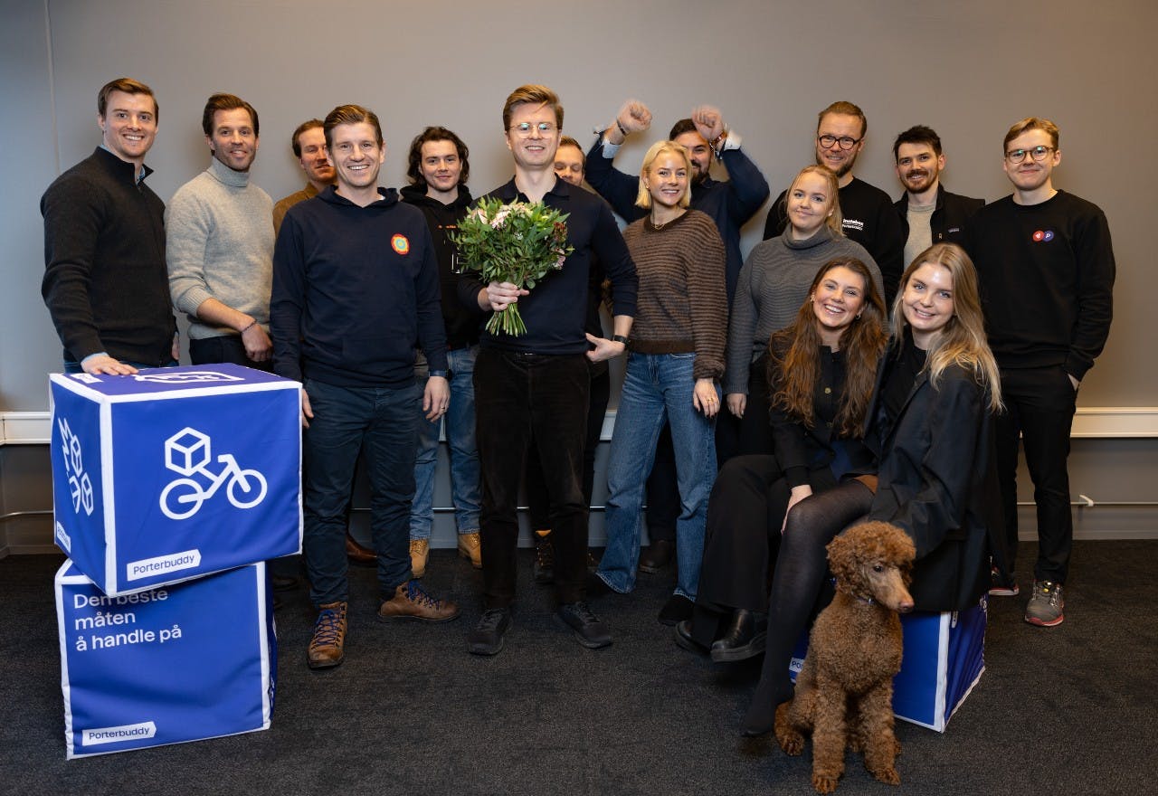 Stolte vinnere av Årets fraktselskap. Foto: Pia Bråthen