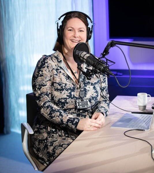 Anette Berve i Elbilpdden för NAF. Foto: NAF