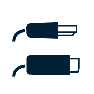 DVI-, DisplayPort- & HDMI-kablar