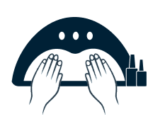 Nagellampor