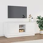 vidaXL TV-benk vit 102x35x45 cm konstruerat trä 819860