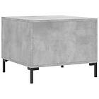 vidaXL Soffbord betonggrå 50x50x40 cm konstruerat trä 829404