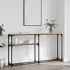 vidaXL Avlastningsbord sonoma-ek 145x22,5x75 cm konstruerat trä 834096