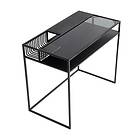 Muubs Desk Denver Black w/black glass Gaming Bord