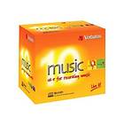Verbatim CD-R 700MB 16x 10-pack Jewelcase Audio
