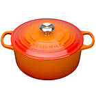 Le Creuset Gjutjärnsgryta Rund 24cm 4,2L (Metallknopp)