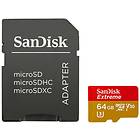 SanDisk Extreme microSDXC Class 10 UHS-I U3 V30 90/60MB/s 64GB