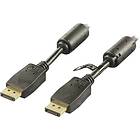 Deltaco Ferrite DisplayPort - DisplayPort 2m