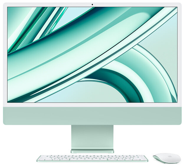 iMac2023 M3 16GB 512GB 8C 8Cブルー 通電28H Apple iMac (2023) M3 8C CPU 8C GPU 8GB 256GB SSD 24