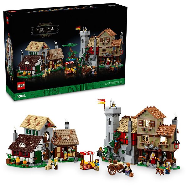 じぃー LEGO 10332 Medieval Town Square is a modern update to Medieval