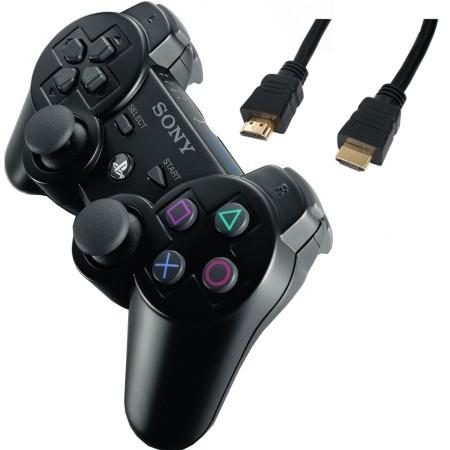 Manette Playstation 3 noire Dualshock 3 - Manette PS3 noire Sony - Dual Shock 3 - Manette à la Fnac