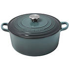 Le Creuset Gjutjärnsgryta Rund 24cm 4,2L (Metallknopp)