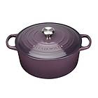 Le Creuset Gjutjärnsgryta Rund 28cm 6,7L (Metallknopp)