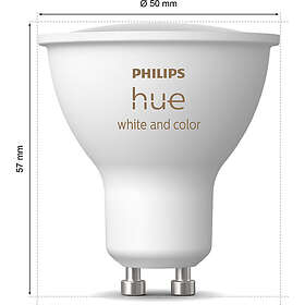 Philips Hue WCA smart lampa 4.2W GU10 2 st