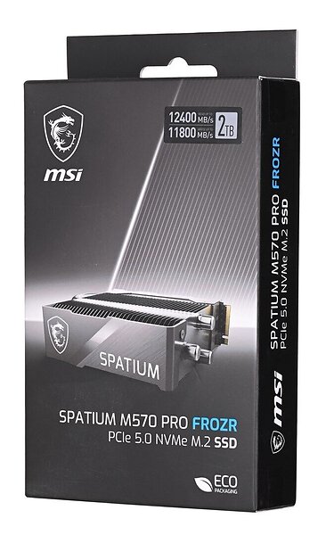 MSI Spatium M570 PRO PCIe 5.0 NVMe M.2 FROZR 2TB - PriceSpy UK