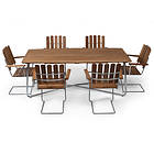 Grythyttan Grupp B30 190x92cm (inkl. 6st A2 Karmstolar)