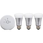 Philips Hue Starter pack E27 9W 3-pack (Dimbar)