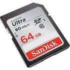 SanDisk Ultra SDXC Class 10 UHS-I U1 80MB/s 64GB