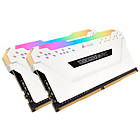 Corsair Vengeance White RGB LED Pro DDR4 3200MHz 2x8GB (CMW16GX4M2C3200C16W)