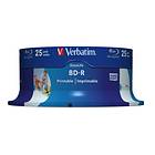 Verbatim BD-R 25GB 6x 25-pack Spindel Wide Printable