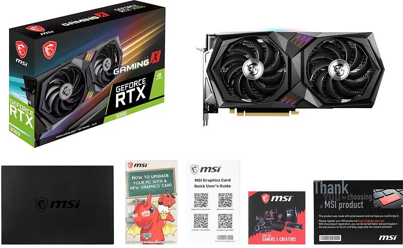 MSI GeForce RTX 3060 Gaming X 12GB - Price from £275