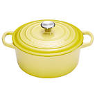 Le Creuset Gjutjärnsgryta Rund 24cm 4,2L (Metallknopp)