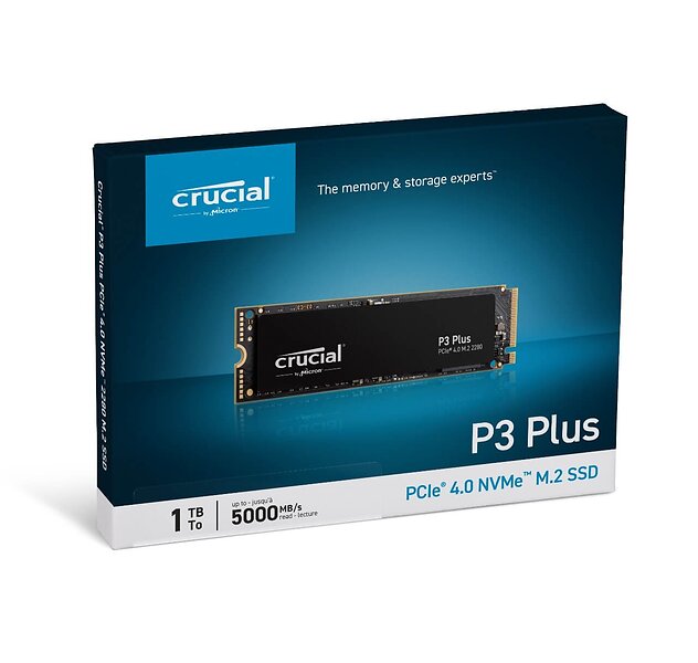 Crucial P3 Plus M.2 2280 1TB - Price from £141