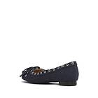 Ganni Eyelets Bow Faux Leather