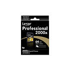 Lexar Professional SDXC Class 10 UHS-II U3 2000x 64GB