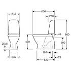 Gustavsberg Nautic 1500 Hygienic Flush GB1115002R1331G (Vit)