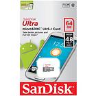 SanDisk Mobile Ultra SDSQUNB microSDXC Class 10 UHS-I U1 48MB/s 64GB