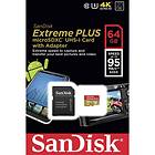 SanDisk Extreme Plus microSDXC Class 10 UHS-I U3 95/90MB/s 64GB