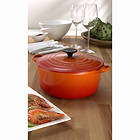 Le Creuset Gjutjärnsgryta Rund 24cm 4,2L (Metallknopp)