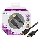 Deltaco Ferrite DisplayPort - DisplayPort 2m