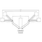 Multibrackets M VESA Gas Lift Arm Dual Side by Side