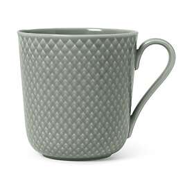 Lyngby Porcelæn Rhombe Earth mugg 39cl