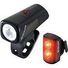 Sigma 400fl & Rl 80 Front And Rear Light Kit Svart 400 Lumens