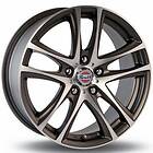 Gulf GT1 Satin Gun Metal Machined Face 6.5x15 5/110 ET35 B67.1