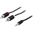 Deltaco 3.5mm - 2RCA 5m