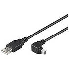 MicroConnect USB A - USB Mini-B 5-pin (angled) 2.0 1,8m