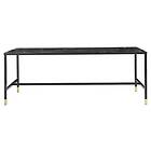 Venture Home Soffbord Dipp 130x60 Metall och glas 18033-458