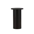 Venture Home Sidobord Bianca Rund Side Table Black / Veneer 29993-102