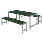 Plus Picknickbord 186 cm Grön Plankset 185400-11