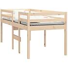 vidaXL High bed 80x200 cm solid pine