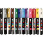 Posca Marker nr. PC-1M spets 0.7mm mixade färger, 12 st./ 1 förp.