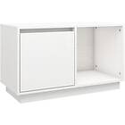 vidaXL TV Cabinet White 74x35x44 cm Solid Wood Pine