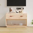 vidaXL TV Cabinet 90x40x60 cm Solid Wood Pine