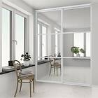Elfa Skjutdörr Artic Trio Melamin Exklusiv/Glas, Profil: Matt Silver 8500ArticTrio700
