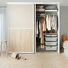 Elfa Skjutdörr Artic Duo Glas/Glas. Profil: Vit 8500ArticDuo244